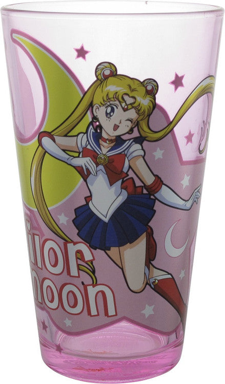Sailor Moon Usagi Tsukino Wink Pink Pint Glass