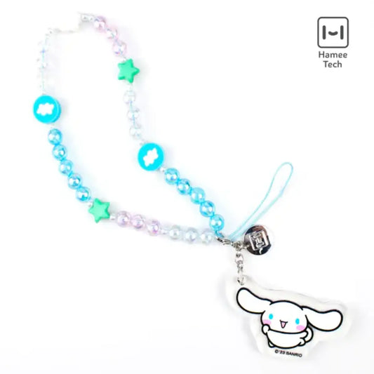 Sanrio Beaded Charm Wrist Strap - Cinnamoroll