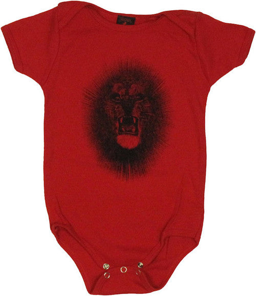 Santana Lion Red Snap Suit