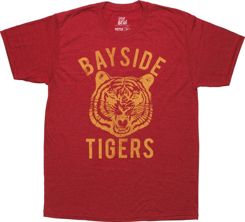 Saved by the Bell Bayside Tigers Red Sheer T-Shirt
