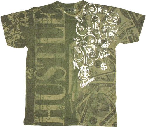 Scarface Money Hustle T-Shirt Photo Sheer