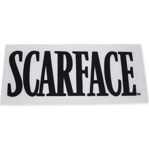 Scarface Name Black Decal