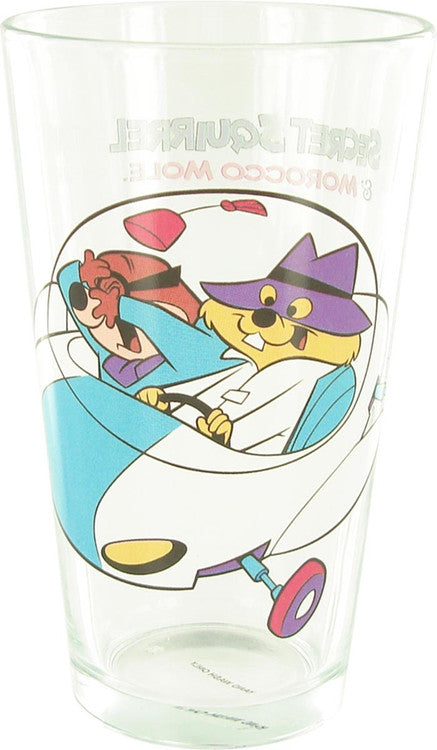 Secret Squirrel Morocco Mole Pint Glass in Pink