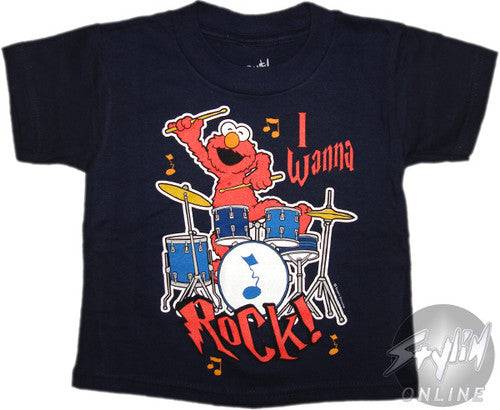 Sesame Street Elmo Wanna Rock Kids T-Shirt