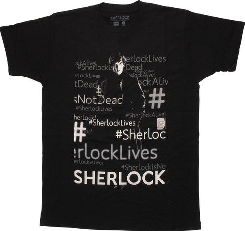 Sherlock Hashtag Lives T-Shirt
