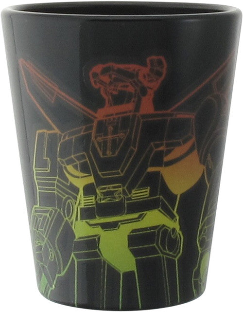 Voltron Rainbow Outline Shot Glass in Yellow