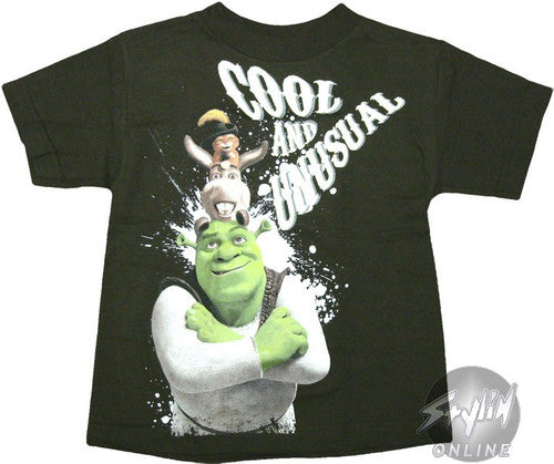 Shrek Characters Juvenile T-Shirt