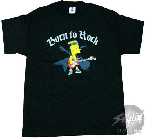 Simpsons Bart Guitar T-Shirt