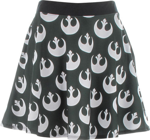 Star Wars Rebel Logo All Over A Line Skirt