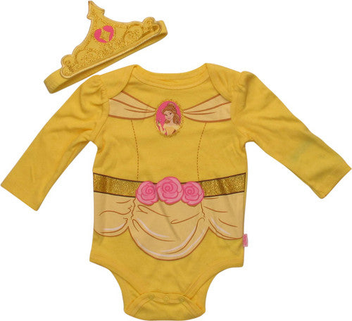 Beauty and the Beast Belle Costume Snap Suit Set