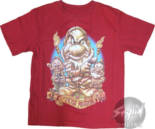 Snow White Grumpy Tiki Youth T-Shirt