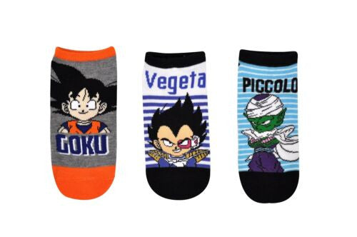 Dragon Ball Chibi Goku 3Pk Ankle Socks Set Stylin Online