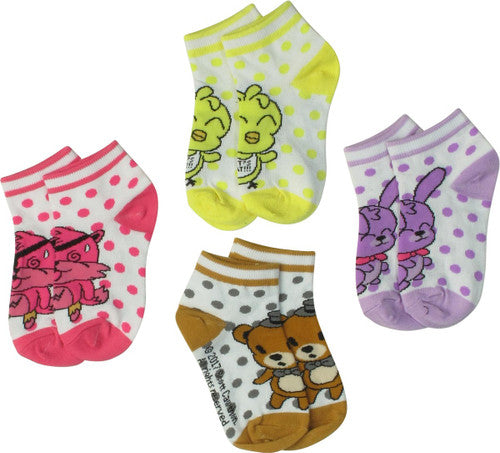 Five Nights at Freddy's Youth Ankle 4pk Socks Set