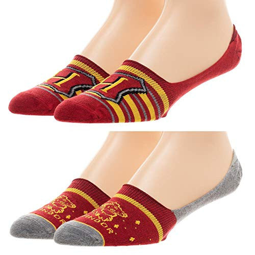 Harry Potter Gryffindor Liner 2 Pack Socks Set in Red