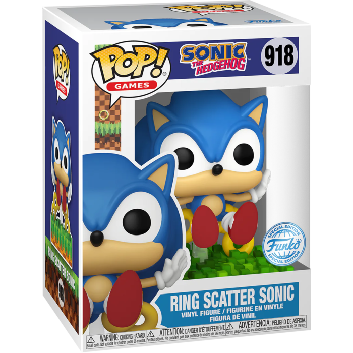 Funko Pop! Ring Scatter Sonic Vinyl Figure