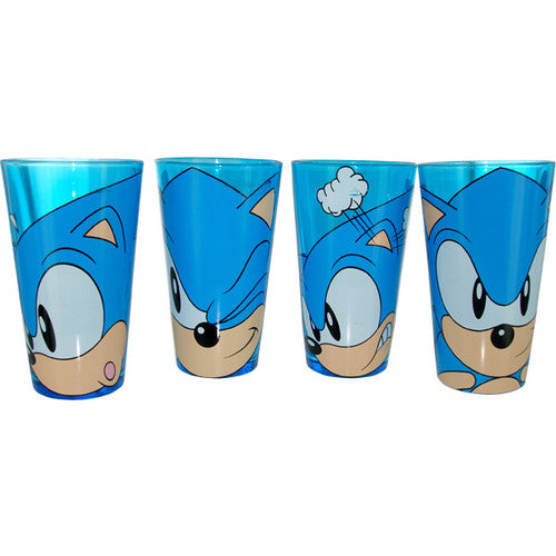 Sonic the Hedgehog Pint Glass Set in Blue