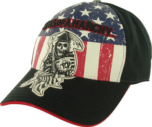 Sons of Anarchy American Flag Reaper Hat