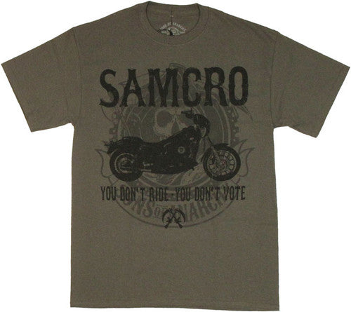Sons of Anarchy Motorcycle Vote T-Shirt