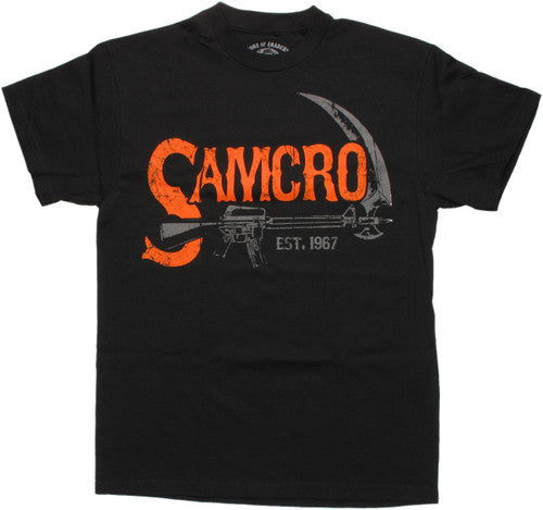 Sons of Anarchy Orange SAMCRO Rifle T-Shirt