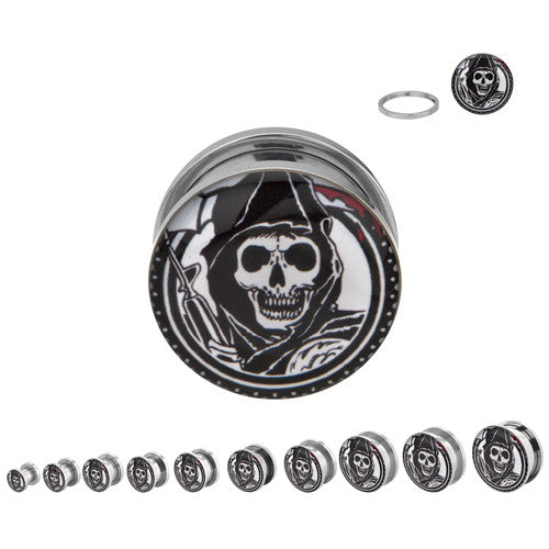 Sons of Anarchy Reaper Steel Plugs