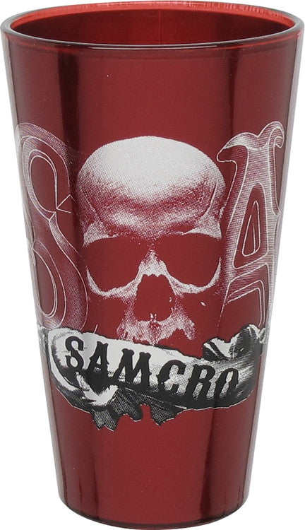 Sons of Anarchy SAMCO Red Aluminum Pint Glass