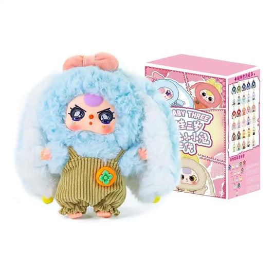 Baby Three Rabbit Macaron Cute Bunny V2 Plush Blind Box (1 random)