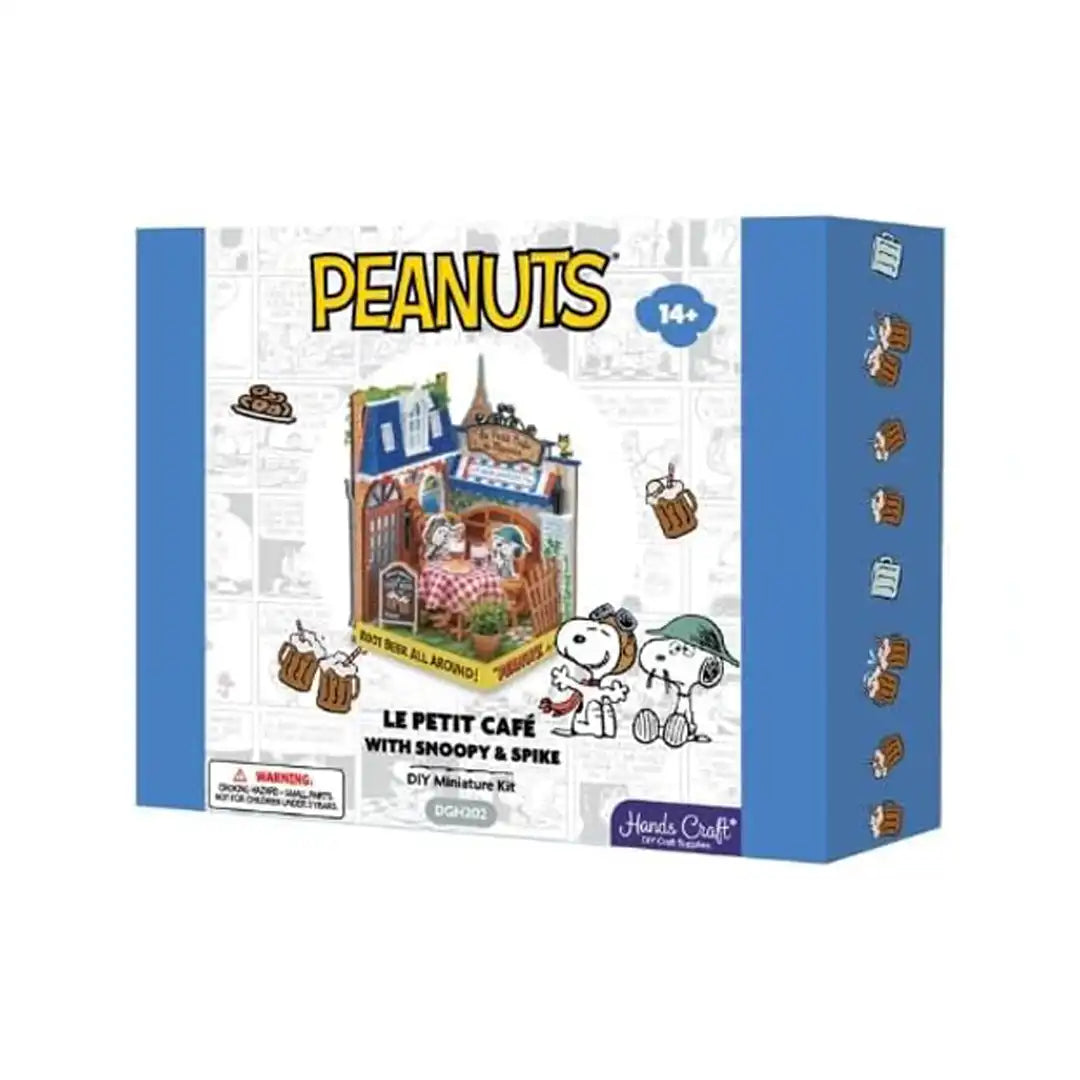 Hands Craft Le Petit Cafe with Snoopy & Spike 3D Puzzle