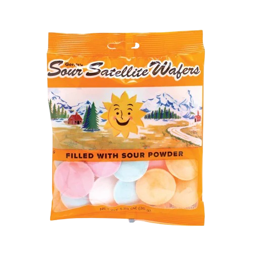 Sour Satellite Wafers Candy