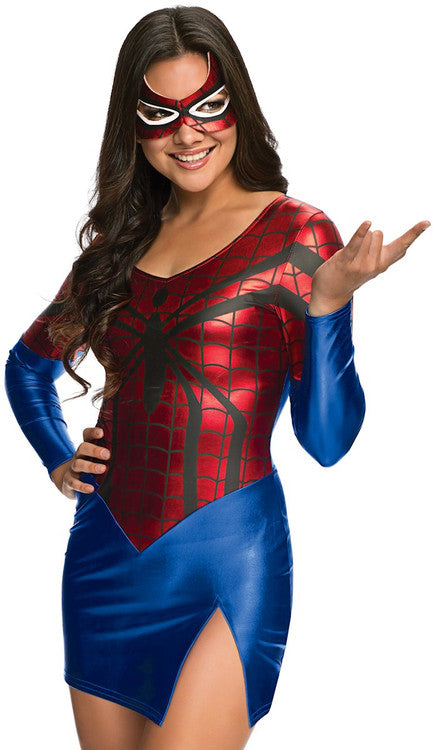 Spidergirl Shiny Dress Costume