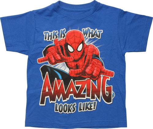 Spiderman What Amazing Looks Like Juvenile T-Shirt