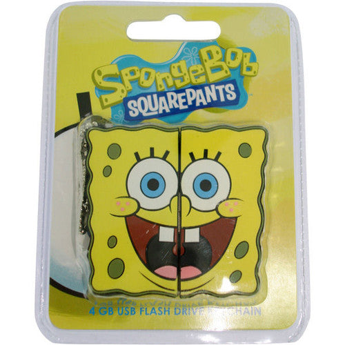 Spongebob Squarepants Flash Drive Keychain in Yellow