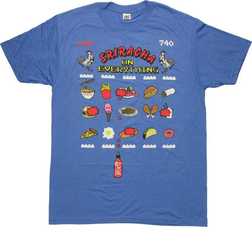 Sriracha On Everything Game T-Shirt Sheer