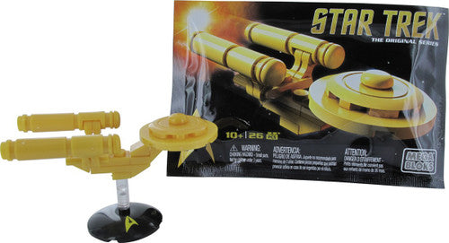 Star Trek 50th Anniversary Enterprise Mega Bloks in Gold