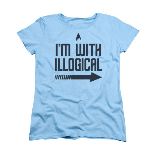 Star Trek With Illogical Ladies T-Shirt
