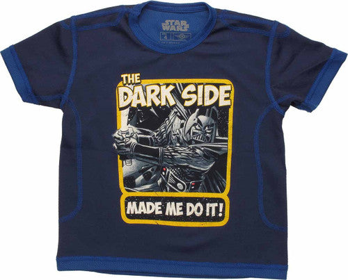 Star Wars Dark Side Made Me Mesh Juvenile T-Shirt