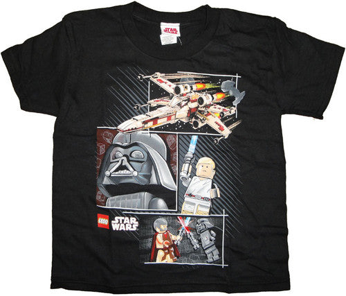 Star Wars Lego Collage Juvenile T-Shirt