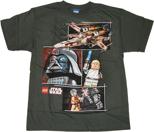Star Wars Lego Collage Youth T-Shirt