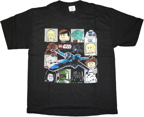 Star Wars Lego Heads Youth T-Shirt
