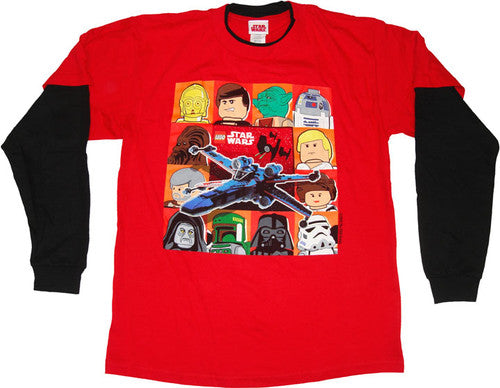 Star Wars Lego Long Sleeve Youth T-Shirt