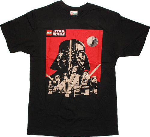 Star Wars Lego Poster T-Shirt Sheer