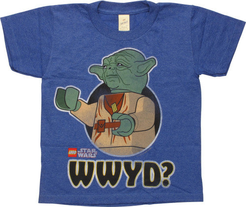 Star Wars Lego Yoda WWYD Youth T-Shirt