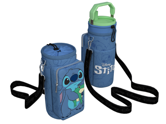 Disney Lilo & Stitch - Stitch With Frog Bottle Bag