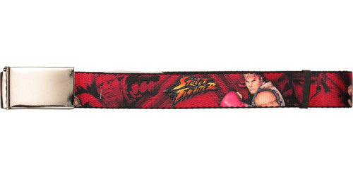Street Fighter Ken Ryu and Akuma Mesh Belt