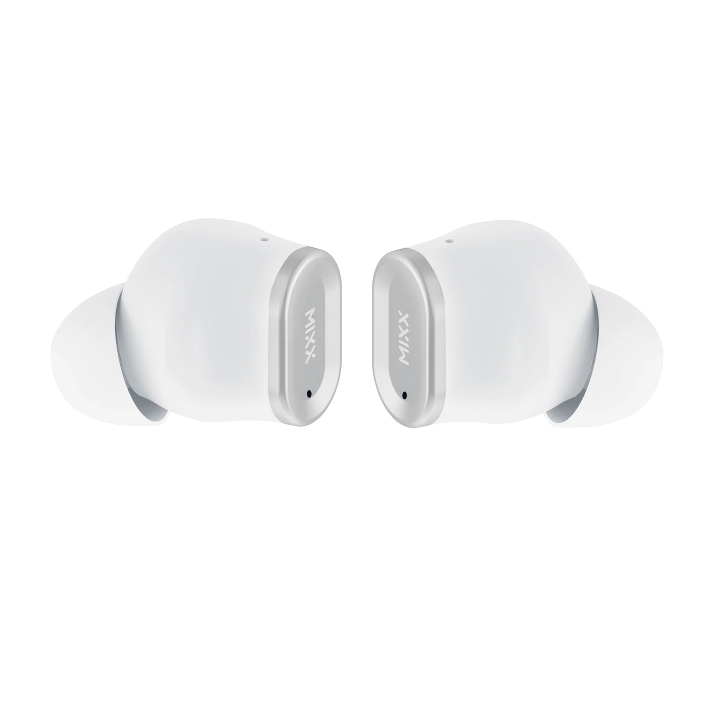 Mixx StreamBuds Solo 1 True Wireless Earphones, Charge Case, and Touch Sensor Controls  White