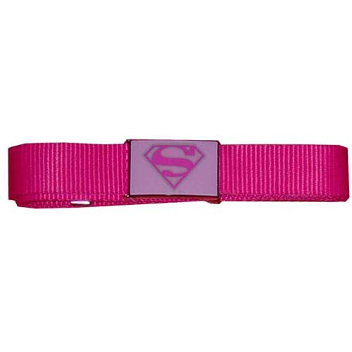 Supergirl Pink Mesh Belt