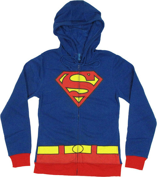 Supergirl Costume Suit Junior Hoodie
