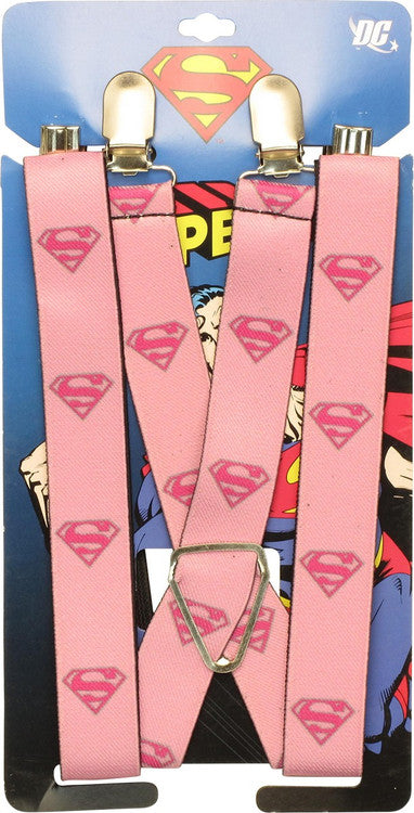 Supergirl Logos Suspenders
