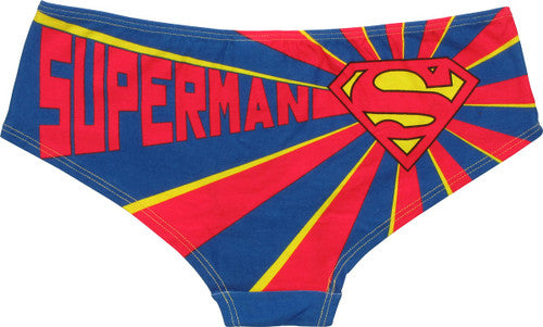 Superman Back Logo Rays Panty