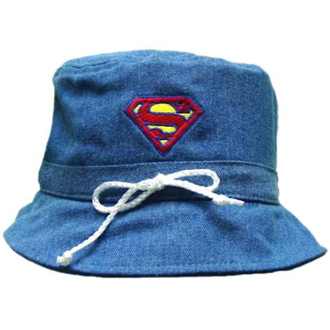 Superman Bucket Junior Hat in Red