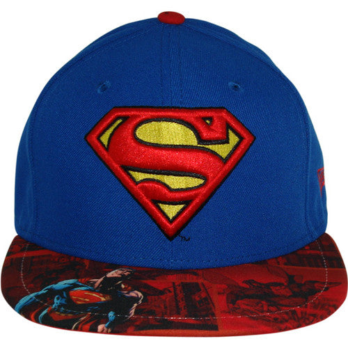Superman Comic Visor 59Fifty Hat